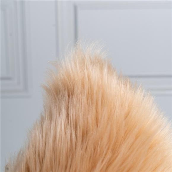 Set of 2 Mongolian Faux Fur Square Decorative Throw Pillow Covers Cushion Case - Picture 3 of 6